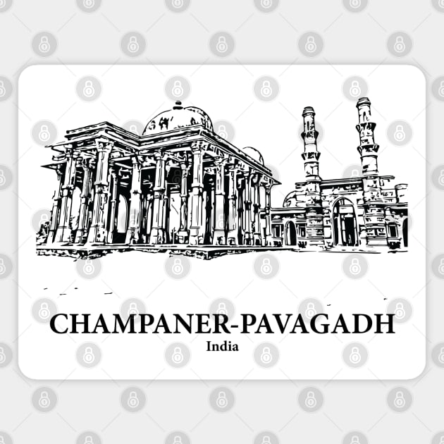 Champaner-Pavagadh - India Magnet by Lakeric